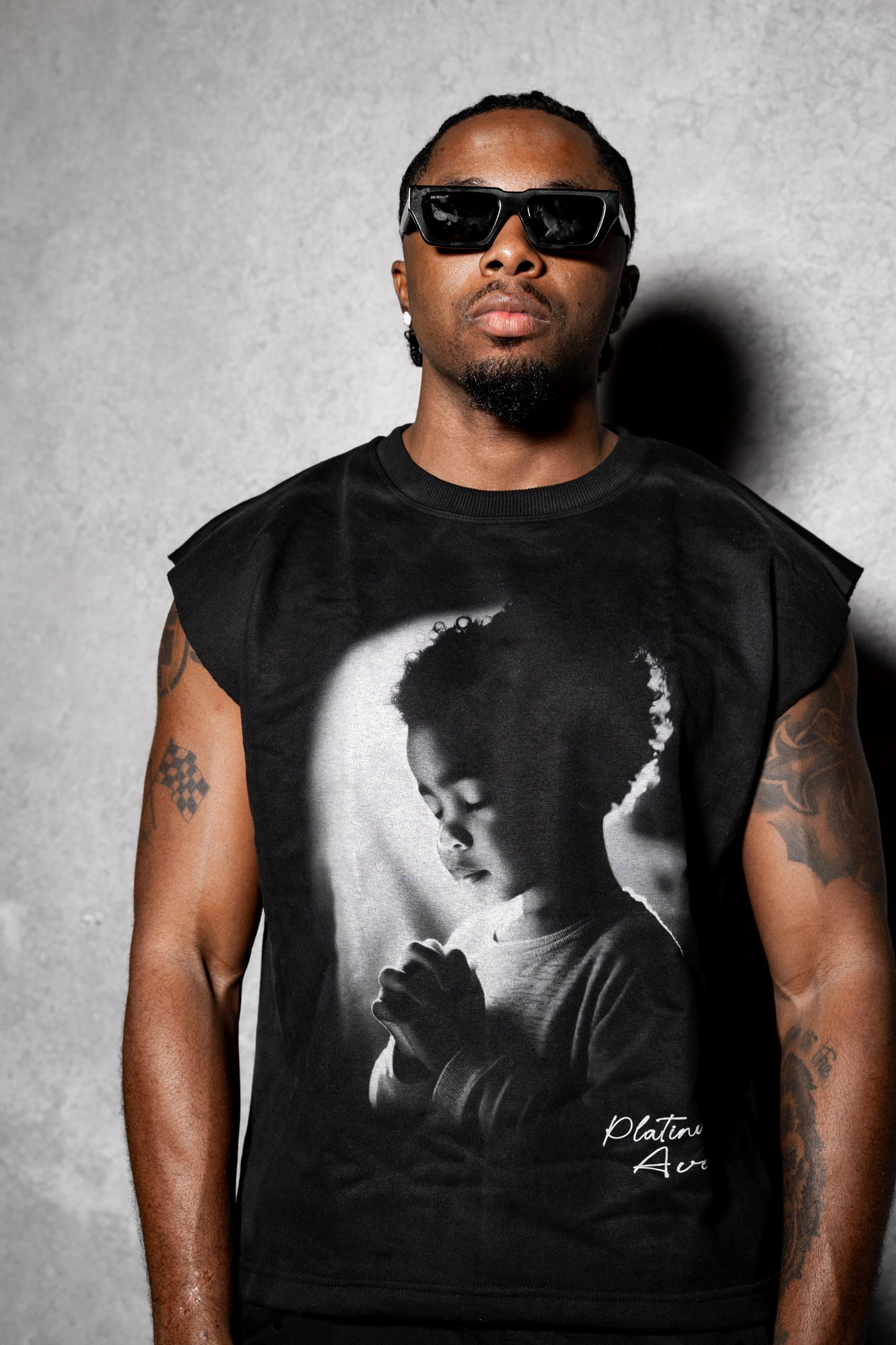 “PLATINUM CHILD” Sleeveless Shirt